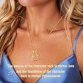 thumbnail image 5 of Gold Double Cross Necklace For Women,Versatile And Minimalist Luxury Style Diamond Necklace,Classic Zinc Alloy Necklace,Hip-hop Collarbone Chain Necklace, 5 of 7