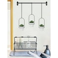thumbnail image 4 of DEBGFS Triflora Hanging Planter with 3 Pots for Window Wall Hanging Plant Hanger Herb Garden Indoor Adjustable Plant Hanger Home Decor Hanging Plant Flower Pot Holder for Kitchen Balcony,black, 4 of 11