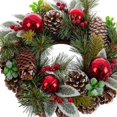 thumbnail image 2 of Advent wreathe Red Green Multicolour Plastic Foam Pineapples 30 x 30 cm, 2 of 4