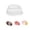 A002- White, variant on Silicone Baking Mold, Irregular Pebble Shaped Mousse Mold, Large 3D Dessert Making Mold, Non-Stick Pastry Baking Tool, 4.72X3.54X1.96 in -Grade Silicone Mold for Homemade