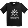 thumbnail image 3 of Inktastic Virginia Beach Va Nautical Youth T-Shirt, 3 of 5
