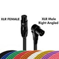 thumbnail image 2 of Coluber Cable - Balanced XLR Cable Female to Right Angle XLR Male Connector, 2 of 8