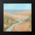 thumbnail image 2 of Green, Jacob 15x15 Black Modern Framed Museum Art Print Titled - Sandy Brook I, 2 of 5
