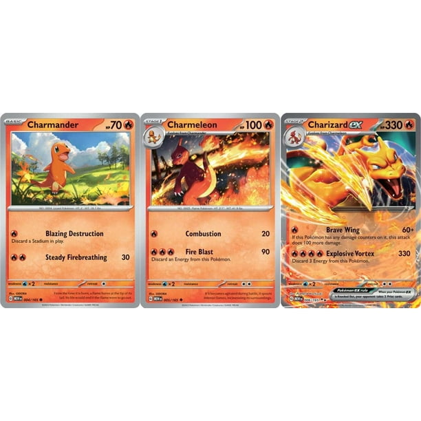 Carta coleccionable Pokémon Charizard ex 066/165 Double Rare
