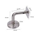 thumbnail image 1 of Stainless Steel Handrail Bracket Mount Support Stairway Hardware Guardrails Railing Accessories, 1 of 5