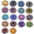 thumbnail image 4 of Cap Large Sleep Hat Women African Floral Print  Cap Double Layer Wide Band Sleep Makeup Bonnet, 4 of 6