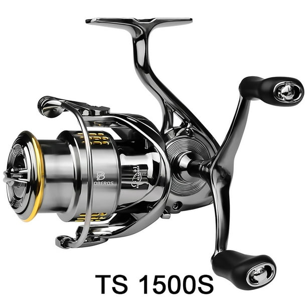 EDTara Spinning Reel Ultra Smooth Powerful Reel Heavy Duty 6.2:1 6+1BB With  Toughened Metal Head For Outdoor Fishing