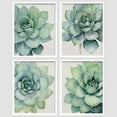 thumbnail image 3 of PixonSign Framed Wall Art Pastel Rose Cactus Succulent Adhesive Canvas Poster, Set of 4 Nature Wilderness Wall Decor Prints, Botanical Floral Wall Décor, Modern Artwork for Home - 11"x14" White, 3 of 5