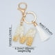 thumbnail image 3 of Llavero Personalizado Con Inicial, Accesorio Con Inicial Personalizada, Colgante Con Borla, Dije De Cristal, Adorno Para Llaves, Idea De Regalo Única, 3 of 9