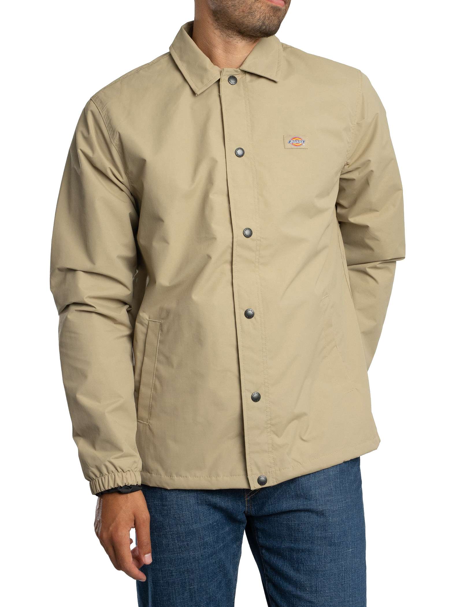 Dickies Oakport Coach Jacket, Beige - Walmart.com