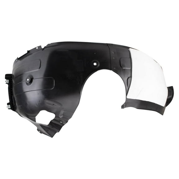 TRQ Front Right Inner Fender Liner Black Passenger Side Fits Select 2020 Hyundai Sonata HY1249182