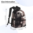 thumbnail image 2 of Honeii Heart Guinea Pig Couple Print School Backpack,Casual Lightweight Travel Rucksack Daypack,Backpacks for College High, 2 of 6