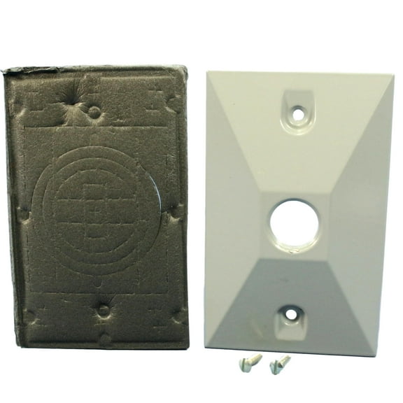 P&S 1-Gang GRAY PAR 38 Outdoor Weatherproof Lamp with (1) 1/2" Tapped Hole WPB13