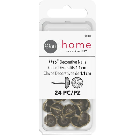 Dritz 7/16" Home Decorative Nails, 24 Count