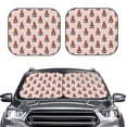 thumbnail image 2 of Fotbe German Shepherd Dog 2-Piece Car Windshield Sun Shade | Sun Blocker for Car Windshield | Foldable Automotive Interior Accessories for Sun Protection-Small, 2 of 7