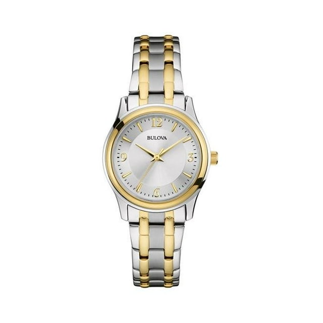 Bulova Corporate Collection Ladies Bracelet Style Watch, Gold & Silver
