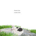 thumbnail image 1 of Simulation Cat Playset Figures Cute Playing Cat Model Educational Kitten Easter Eggs Cake Topper Christmas Birthday Gift For Kid, 1 of 1