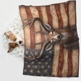 thumbnail image 6 of Pofeuu Deer American Flag Wall Print Puppy Blanket,Dog Blankets,Pet Blanket Cozy Cat Blankets for Indoor Cats, Fuzzy Pet Blanket for Kitten Doggy Dog Blankets-Medium, 6 of 8