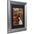 thumbnail image 2 of Trademark Fine Art "Art Nouveau Zodiac Capricorn" Canvas Art by Color Bakery Black Matte, Silver Frame, 2 of 4