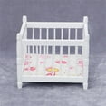 thumbnail image 6 of Miniature Dollhouse Furniture, 1:12 Scale Doll Cradle Models Wooden Doll Bed Doll House Furniture for Dollhouse Living Room Decoration Accessories Life Scene Crafts Ornament Gifts, 6 of 8