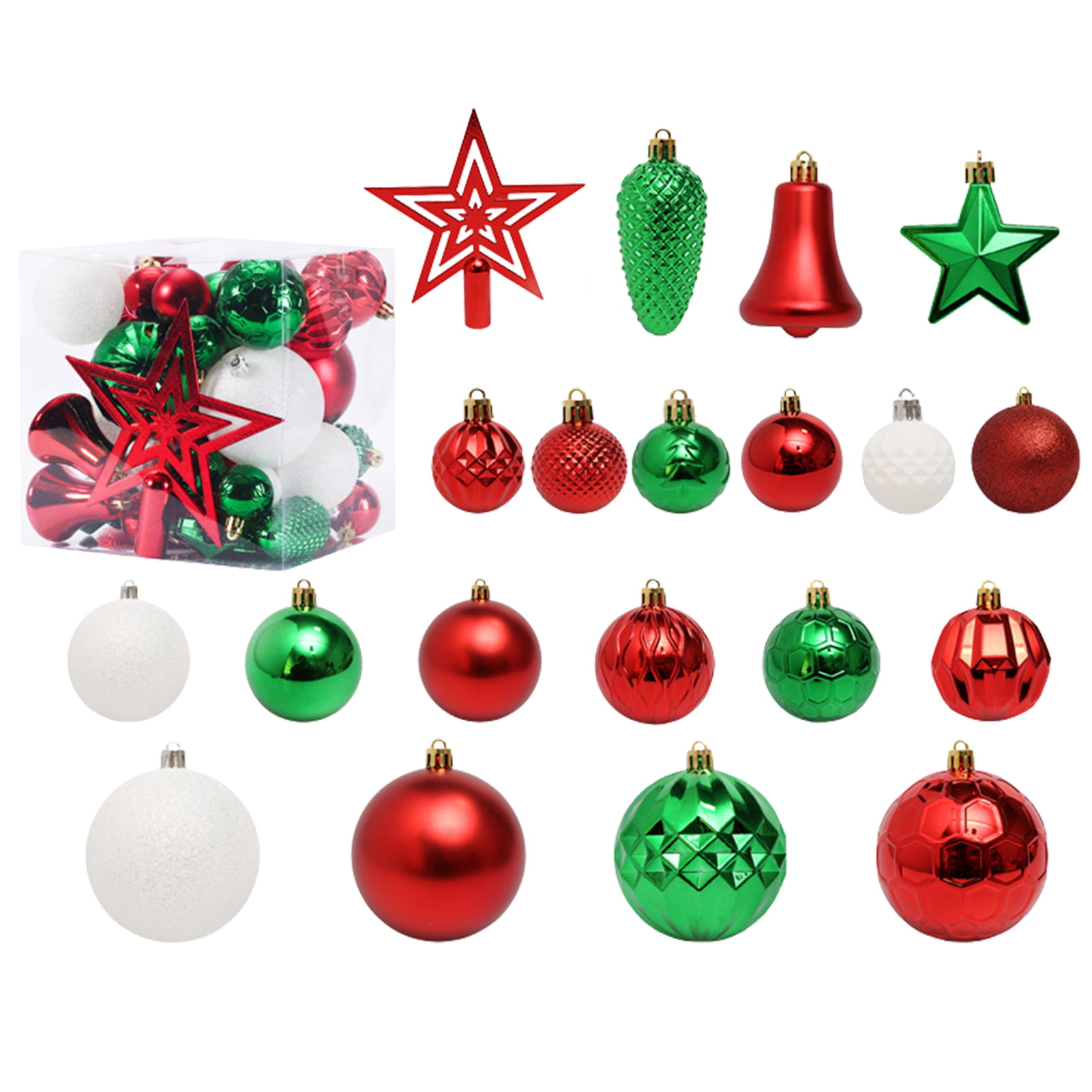 Super Mario Bros Christmas Ornaments 3in 12pc Set 
