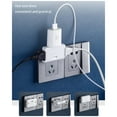 thumbnail image 6 of XunW Conversion Plug 180 Degree Converter Adapter One In Three Power New Extension White Household Goods One-Turn Three-Plug, 6 of 16