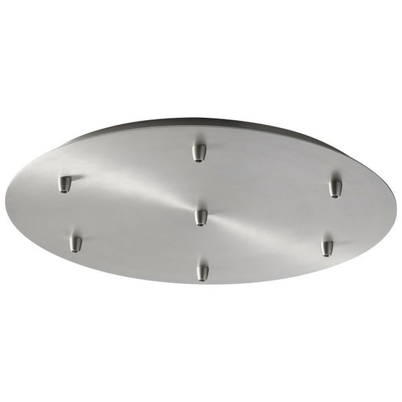 Accessory 21 Inch Multi Pendant Canopy Kit-Satin Nickel Finish Oxygen Lighting 3-8-6724