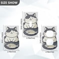 thumbnail image 7 of Yayeee Toggle Light Switch Wall Plate 1-Gang 4.5"x2.7" Home Decorative Outlet Cover, Black Cute Cat, 7 of 7