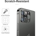 thumbnail image 5 of for iPhone 12 Pro Camera Lens Protector - [2 Pack] Premium Aluminum Alloy Back Rear Camera Lens Screen Cover Case Shield - Black, 5 of 5