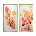 thumbnail image 2 of Designart "Circular Geometry Serendipity II" Modern Geometric Framed Wall Art Set Of 2 - Modern Gold Framed Canvas Set For Living Room Decor, 2 of 6