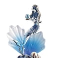 thumbnail image 4 of Mermaid and Shell Handcrafted Glass Figurine with 22k Gold Trim QGL3743, 4 of 6