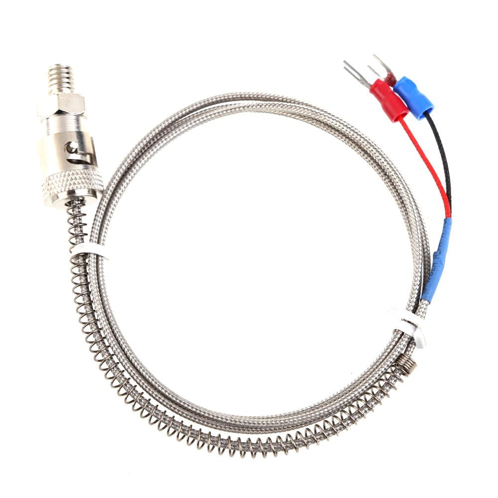 2m High Temperature Controller 0-600 Degree Buckle Clip K Type Thermocouple 