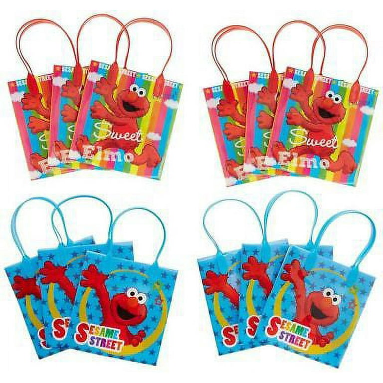 Make your own goodie bag. Kids can decorate party bags with sesame street  stickers/characters and f…