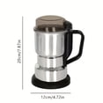 thumbnail image 3 of High Power Electric Coffee Grinder, Stainless Steel Wet & Dry Mill for Beans, Grains & Spices, Portable for Home, Cafe, Camping, RV, Perfect for Coffee Lovers & Pet Owners, 3 of 13