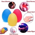 thumbnail image 3 of Paquete de 3 bolas coloridas para aliviar el estrés. Pelotas para ejercicios de manos. Bolas de terapia de manos. Kits de bolas para apretar con la mano, 3 of 5