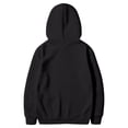 thumbnail image 6 of Men's Fleece Hoodie Stylish Long Sleeve Drawstring Hooded Sweatshirt Fall Winter Thermal Casual Pullover With Pocket Black S, 6 of 8