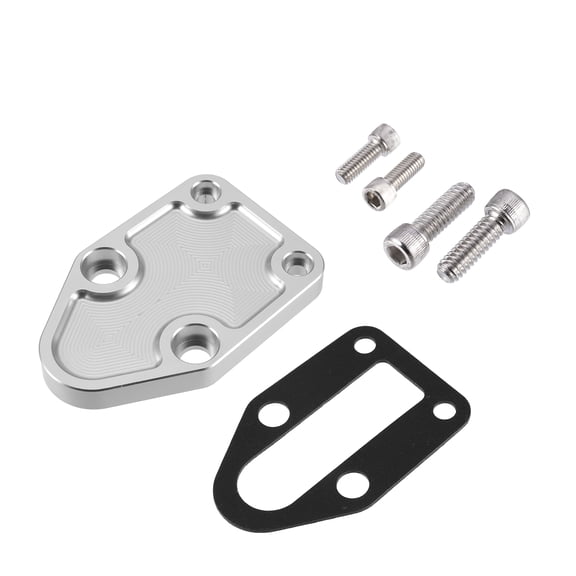 Unique Bargains 1 Set Fuel Pump Plate Fuel Pump Mounting Plate with Gasket Screws for Chevrolet Camaro 5.3L 327 V8