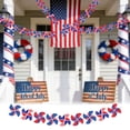 thumbnail image 1 of Weloille Party Banner Decoration Set, 1 Piece Pull Flag 1 Piece Ribbon 1 Piece Glue Needle, Reusable Bright Color Party Decor Kit, for Birthday Wedding Shower Graduation Holiday Party, 1 of 5