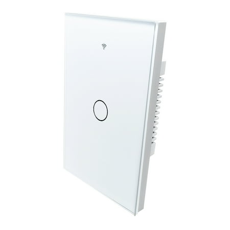 

Holiday Savings 2022! Feltree Smart Switc-h Smart Wi-Fi Light Wall Swit-ch 2.4GHz Wi-Fi Tou-ch Switc-hes Fit For US Wall Switc-hes 1 Gang White