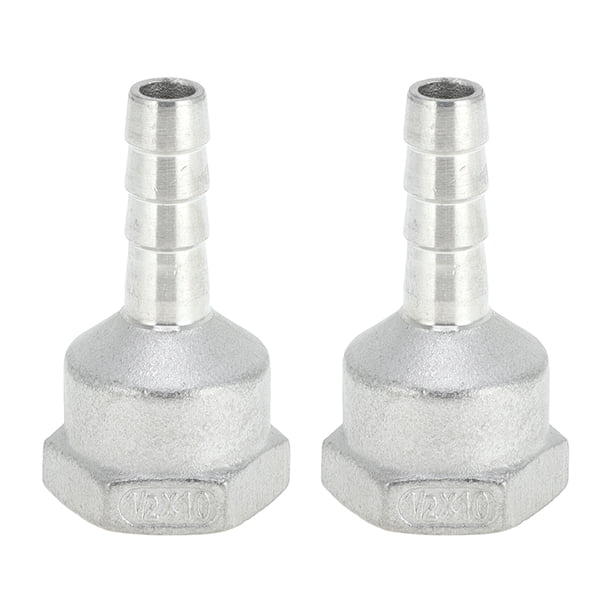 Niple (pezón) Hexagonal Para Manguera BSPT - Acero Inoxidable Grado Marino A4 (T316), Fabricado En UK