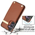 thumbnail image 5 of Decase Wallet Case for Samsung Galaxy S24 Plus,Luxury PU Leather Anti-Scratch Shockproof Cover Magnetic Clasp Ultra Slim Women Men Case Purse Credit Card Holder Slots,for Galaxy S24 Plus - Brown, 5 of 7