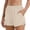 Beige AA, variant on Hrsba High Waisted Wide Leg 5 Inch Length Yoga Shorts with Pockets for Women Solid Color Stretchy Breathable Summer Exercise Workout Active Wear Bottoms