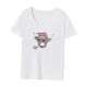 thumbnail image 3 of Camiseta para Mujer Ropa Deportiva de Verano Camiseta de Manga Corta Suave para Viaje Senderismo Trabajo M, 3 of 7