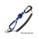 thumbnail image 2 of Eigraketly Clips de pesca, soporte de red con cordón de bobina, multiusos, para acampar al aire libre, escalada, mosquetón, aparejos de pesca, llavero, Ropa Deportiva, Zapatos Azul Eigraketly OD028698-03, 2 of 6