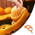 thumbnail image 2 of Mupvlun 2 Pcs Fruit Peelers for Oranges, Lemons, Grapefruits - , Food-Grade, Non-, Effortless Peeling, Easy to Clean Orange, 2 of 9