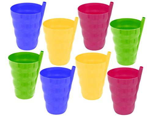 KIDS DRINKING CUP WITH BUILT IN STRAW 