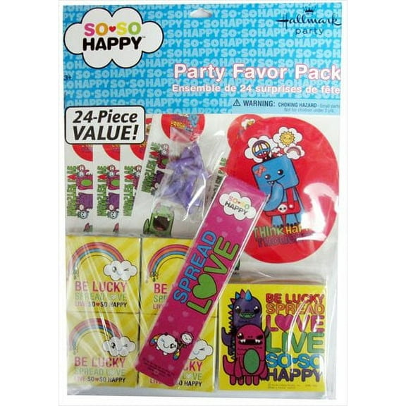So So Happy Favor Pack (24pc)