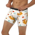 thumbnail image 2 of Rocae Squirrel Maple Leaves And Nuts for Stretch Moisture-Wicking Underwear,Men's Underwear Boxer Briefs Medium, 2 of 9