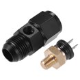 thumbnail image 1 of Unique Bargains 1 Set Auto Engine Temperature Cooling Fan Switch Thread-On AN Fitting Adapter 10AN 200'F On-185'F Off, 1 of 6