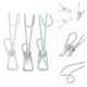 thumbnail image 2 of Pinzas para la ropa a prueba de viento, Clips de fijación para ropa, pinzas para la ropa para el hogar (blancas), 6 uds., 2 of 6